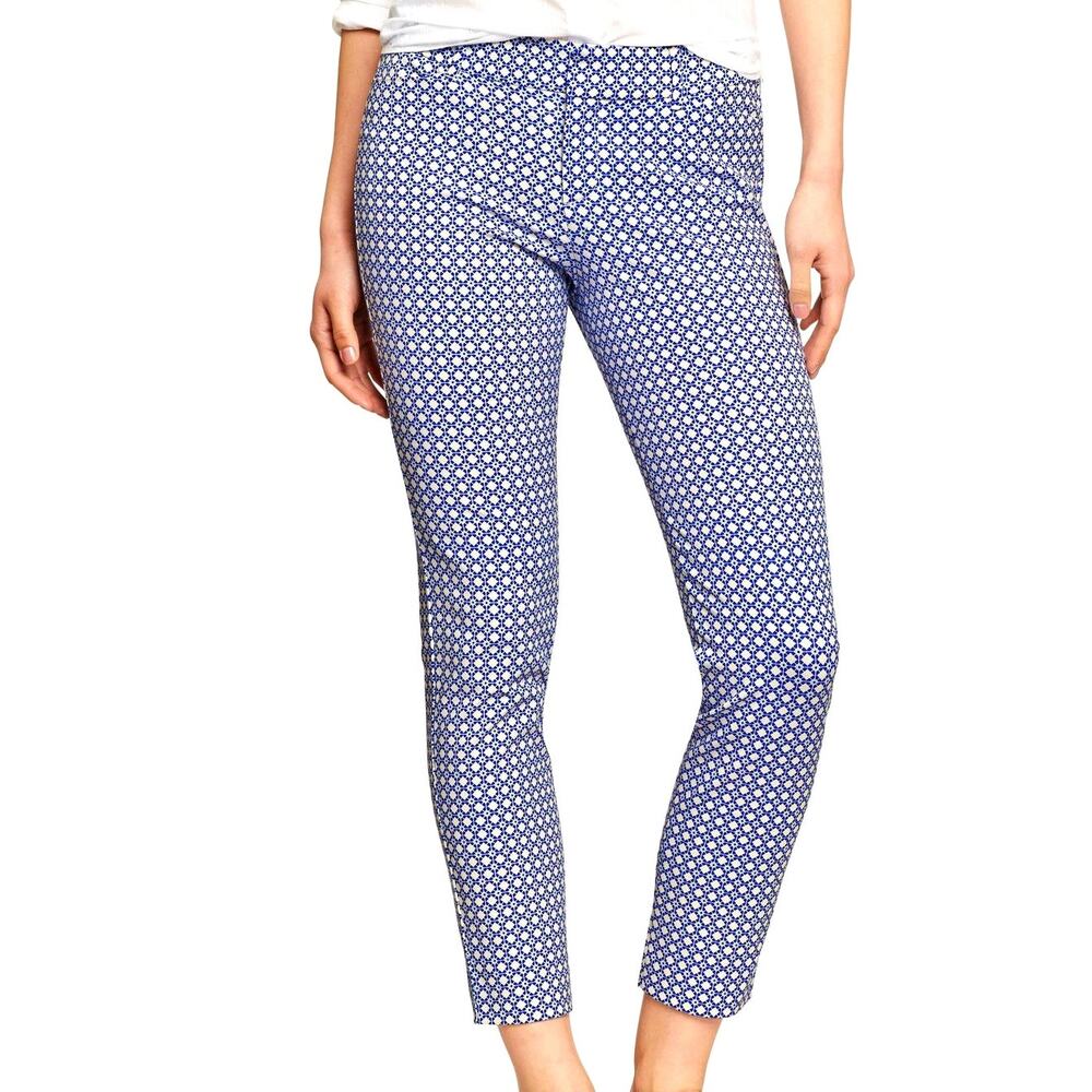 The Diva "Daisy" jeans Blue Geo pattern sz 6 NWOT
